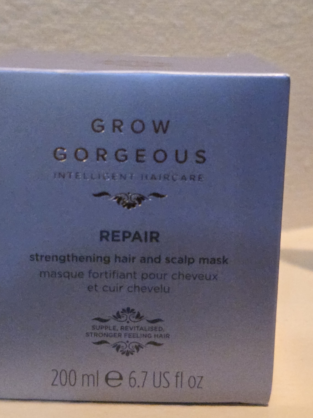 Grow Gorgeous Repair Strengthening Hair & Scalp Mask 200ml 6.7 fl oz New in Box